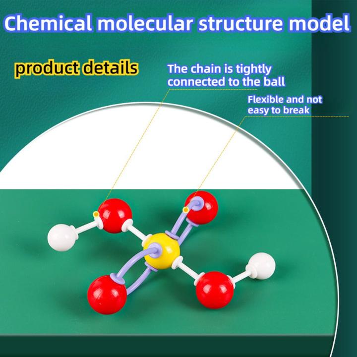 Image du produit Activity Board Kit de modèles pour les structures moléculaires chimiques : modèle de sphère et de tige pour