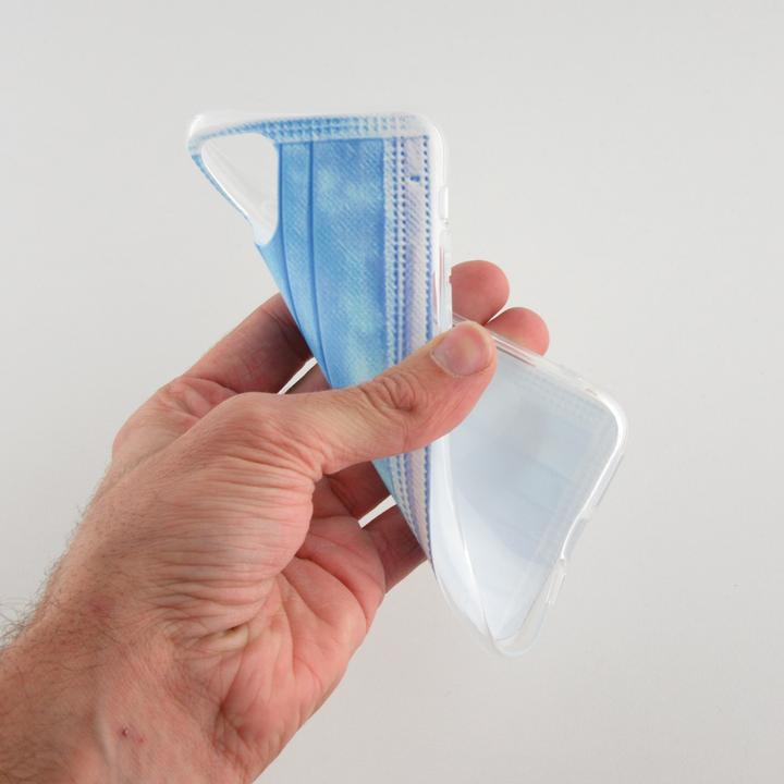 Immagine prodotto PhoneLook Copri maschera chirurgica in gomma blu (Apple iPhone 11)