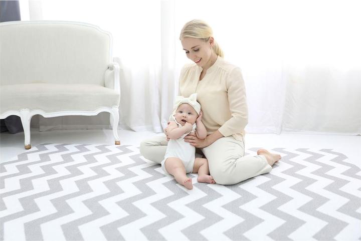Actual product image Dwinguler Zig Zag Grey (Slim) (180 x 140 cm)