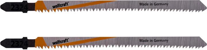 Actual product image wolfcraft wolfcraft 2 Stichsägeblätter HCS L=130mm T-Schaft