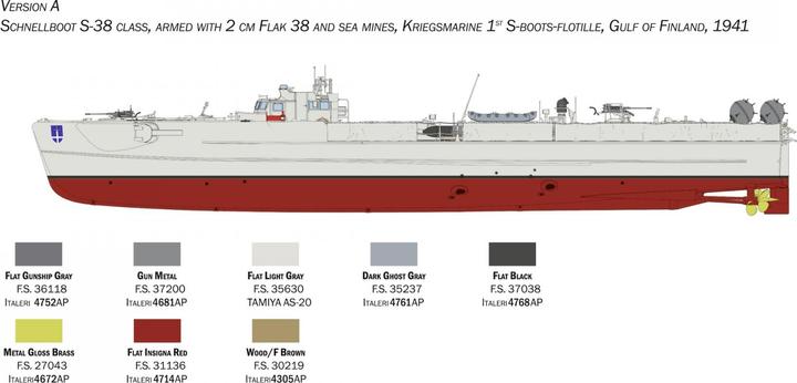 Immagine prodotto Motoscafo 1:35 S-26 / S-38