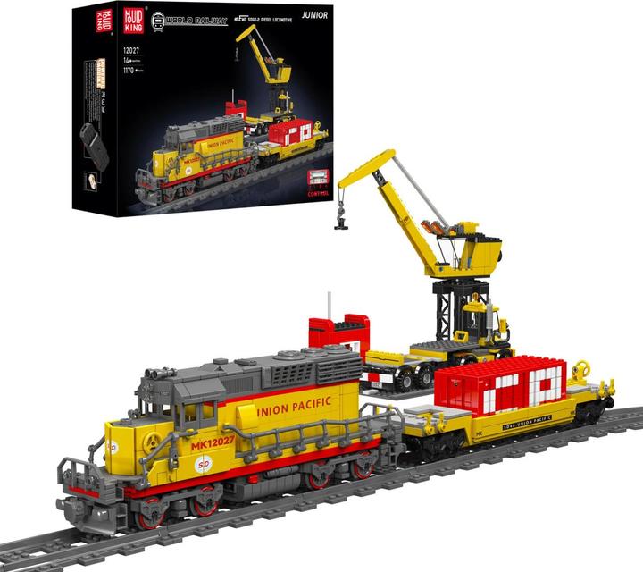 Actual product image Mould King SD40-2 diesel locomotive