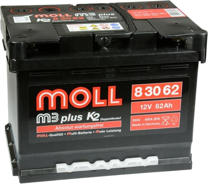 Produktbild MOLL M3-Plus (12 V, 62 Ah, 600 A)