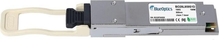 Actual product image BlueOptics Supermicro AOM-MMA1B00-C100D-MLN Compatible QSFP28 BO28L859S1D