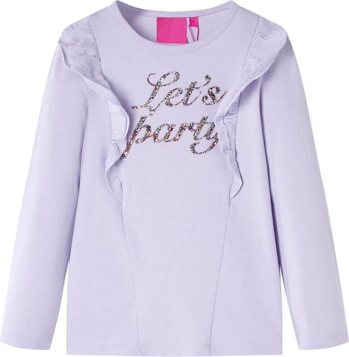 Immagine prodotto VidaXL Camicia da bambino a maniche lunghe lilla chiaro 128,Materiale: 95 % cotone. 5 (128)