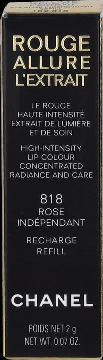 Actual product image Chanel Rouge Allure L'Extrait Recharge No 818 (818 Rose Indépendant)