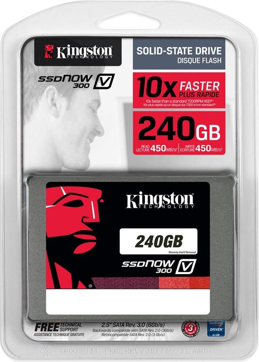 Produktbild Kingston SSDNow V300 (240 GB, 2.5")