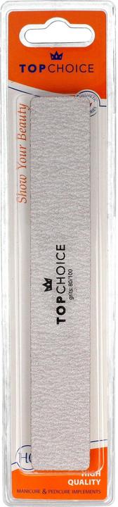 TOP Choice 2-Funktions-Nagelfeile 80/100 rechteckig 18cm 1St.