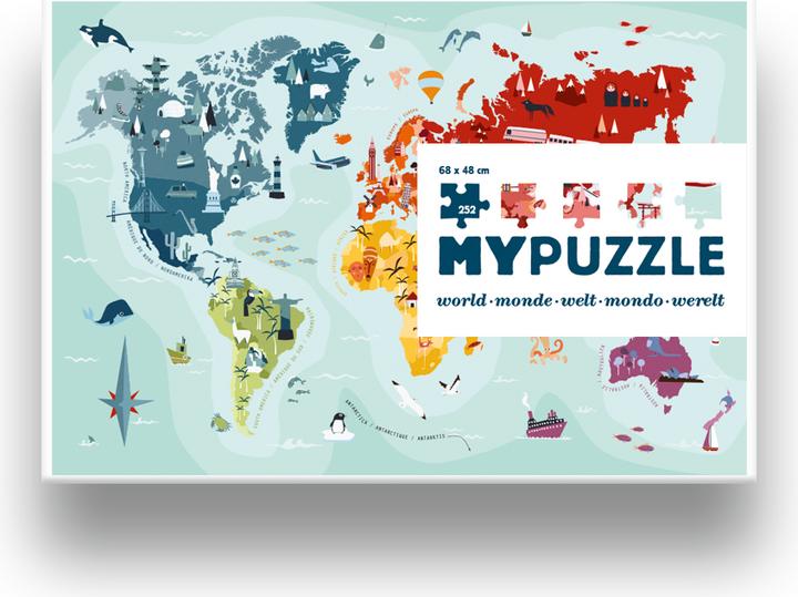 Actual product image Helvetiq Puzzle My Puzzle World (260 pieces)
