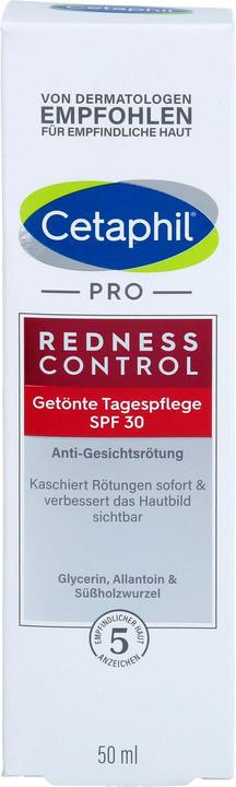 Actual product image Cetaphil Pro Redness Control tinted day care SPF30 (50 ml, Tinted Day Cream, SPF 30)