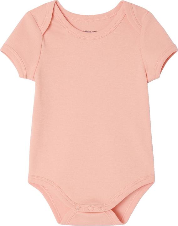 Image du produit Vertbaudet Bio-Kollektion: 3er-Pack Baby Schlupfbodys mit kurzen Ärmeln (68)