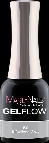 Immagine prodotto Marily Nails GELFLOW - 59 Grigio senza sforzo (Grigio senza sforzo, Vernice UV gel)