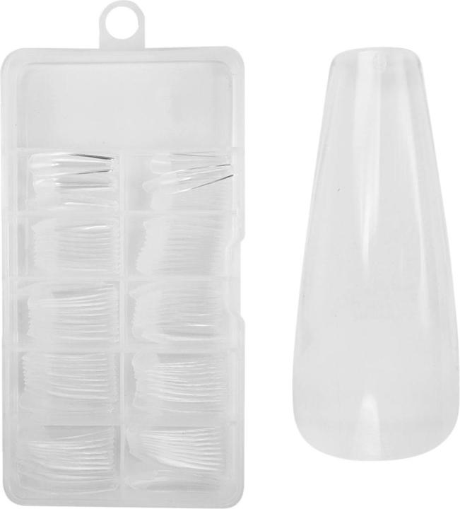 Immagine prodotto Juliana Nails No File - Puntali fullcover a pressione trasparenti - Ballerina - lunghi