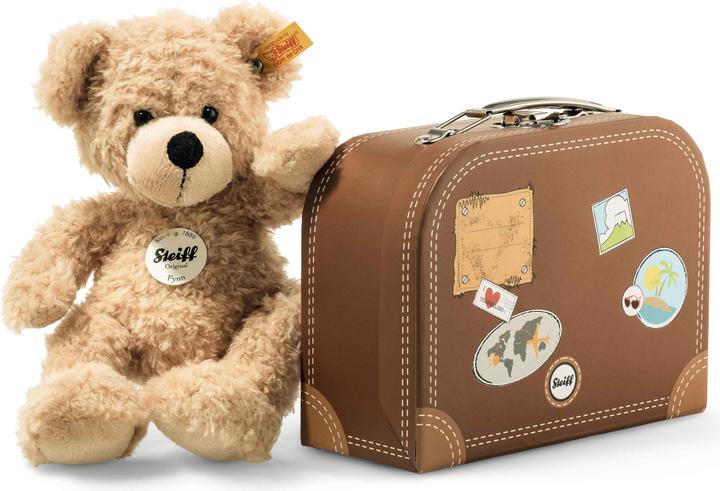 Steiff Fynn Teddybär im Koffer (28 cm)