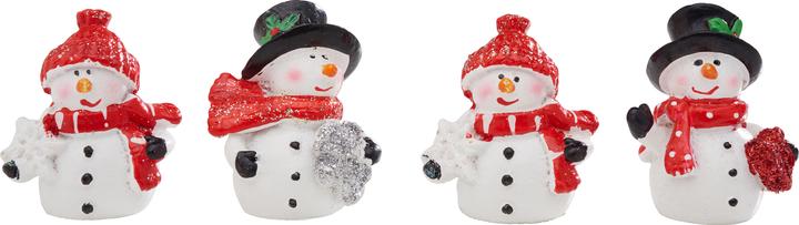 Produktbild VBS Mini Schneemann "Frosty", 4 Stück, H ca. 4,5 cm