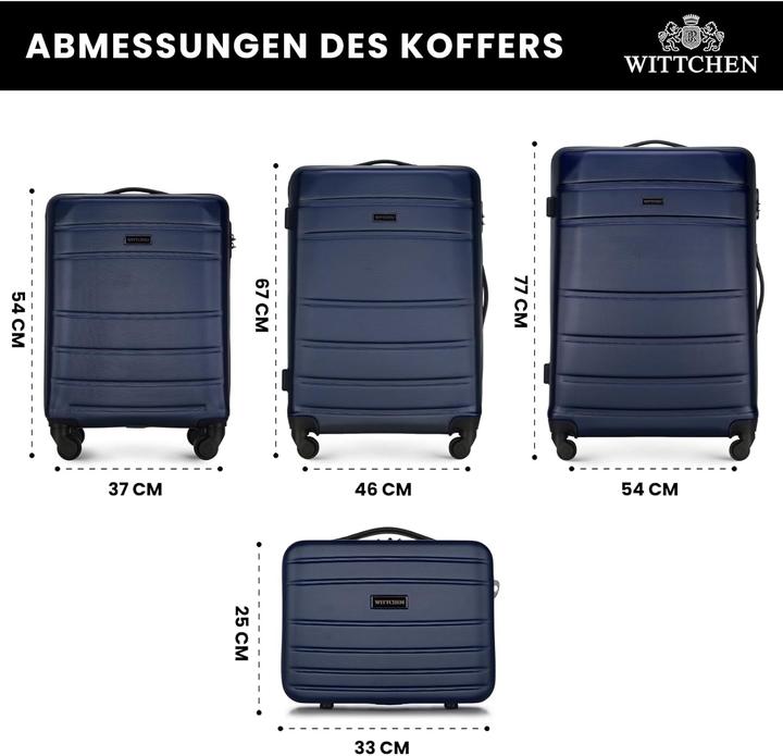 Actual product image Wittchen Globe Line Modern (XXL, Blue) (98 l, Hand luggage (up to 50 litres))