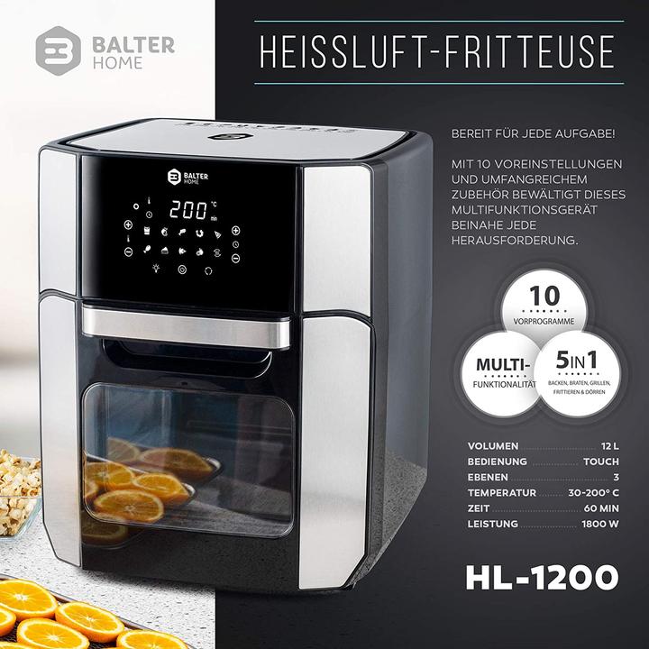 Produktbild Balter Heissluftfritteuse