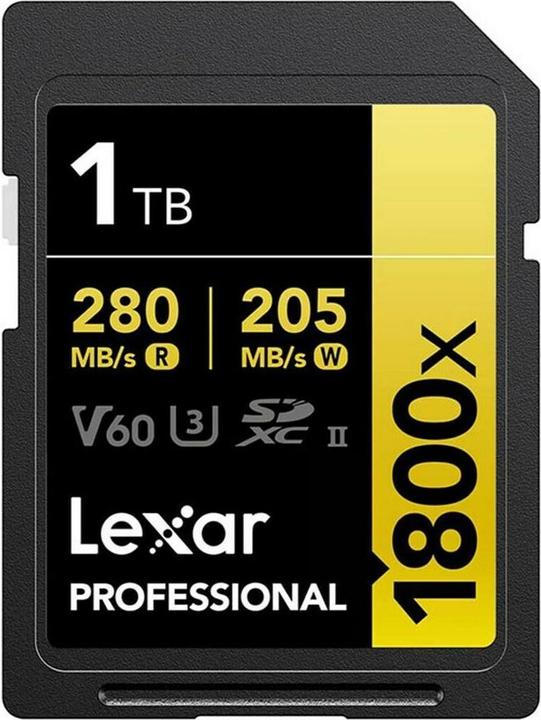 Produktbild Lexar Professional (1000 GB, SDXC, U3, UHS-II)