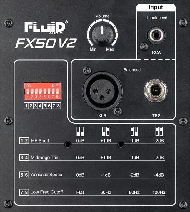 Produktbild Fluid Audio FX50 V2 - Aktywny monitor studyjny (Aktiv, 1 Stk.)
