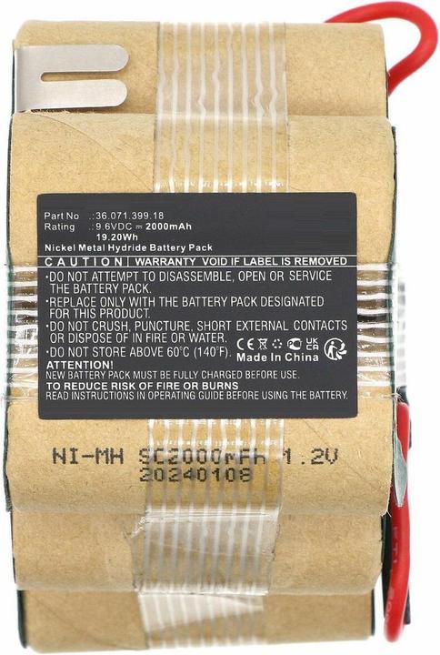 Image du produit CoreParts Batterie 9.6V 2000mAh 19.20Wh (2000 mAh)