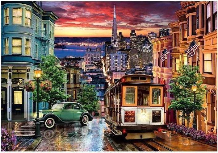 Image du produit Clementoni Puzzle CLE puzzle 1000 Compact San Francisco 39776 (1000 pièces)