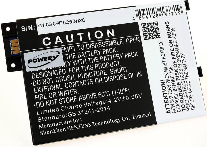 AccuCell Power battery for Amazon Kindle 3 / Kindle Graphite / Type S11GTSF01A