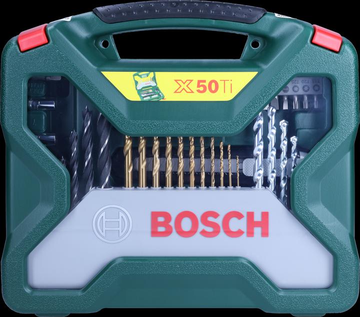 Produktbild Bosch Zubehör X-Line-Titanium Bohrer- und Schrauber-Set, 50-teilig (6 mm, 6.5 mm, 22 mm, 5.5 mm, 16 mm, 10 mm, 1.5 mm, 7 mm, 3 mm, 5 mm, 8 mm, 2.5 mm, 3.5 mm, 4.5 mm, 2 mm, 4 mm)