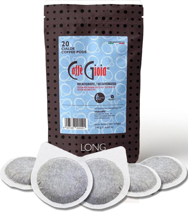 Produktbild Caffè Gioia Kaffeepads Koffeinfrei Lungo (20 Pads Beutel) (20 x Port.)