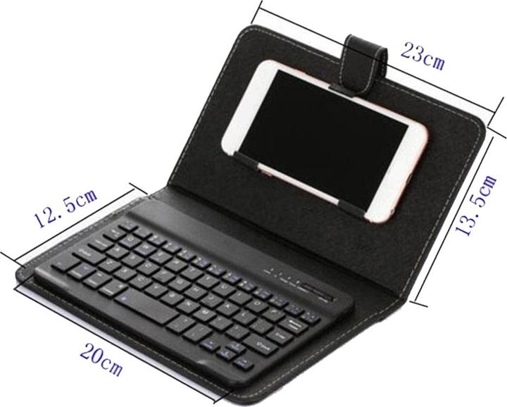 Produktbild PhoneLook Universelle Smartphone Hülle mit abnehmbarer Bluetooth-Tastatur t (Apple iPhone 6)