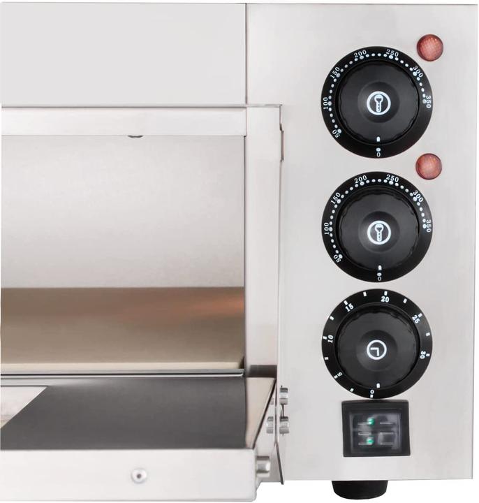 Image du produit Beeketal BPO33-1 Four à pizza, surface de cuisson 400x400mm (Four à pizza Gastro)