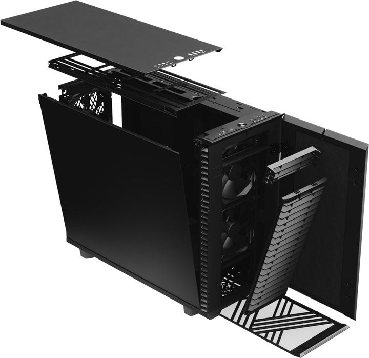 Actual product image Fractal Define 7 Black Solid (ATX, mATX, Mini-ITX, E-ATX)