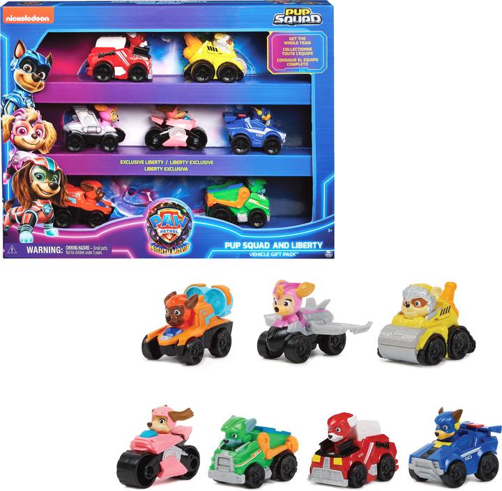 Actual product image Spin Master PAW VHC PpSquadVehicle7PK PPTMM INTL GML