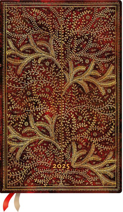 Produktbild Paperblanks PAPERBLAN Agenda Wildwood 2025 FHD6093 1W/2S HOR Maxi SC DE 13.5x21cm (21 x 13.5 cm, Deutsch)