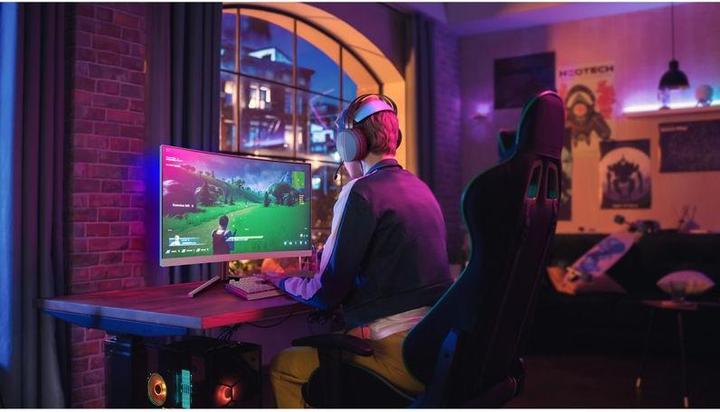 Immagine prodotto Philips Evnia 27M2C5501 - Monitor da gioco curvo QHD da 27 pollici, bianco (2560 x 1440 pixel, 27")