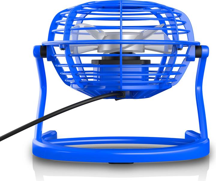 Immagine prodotto CSL Mini ventilatore USB, ventilatore da tavolo inclinabile, interruttore on/off, ideale per la