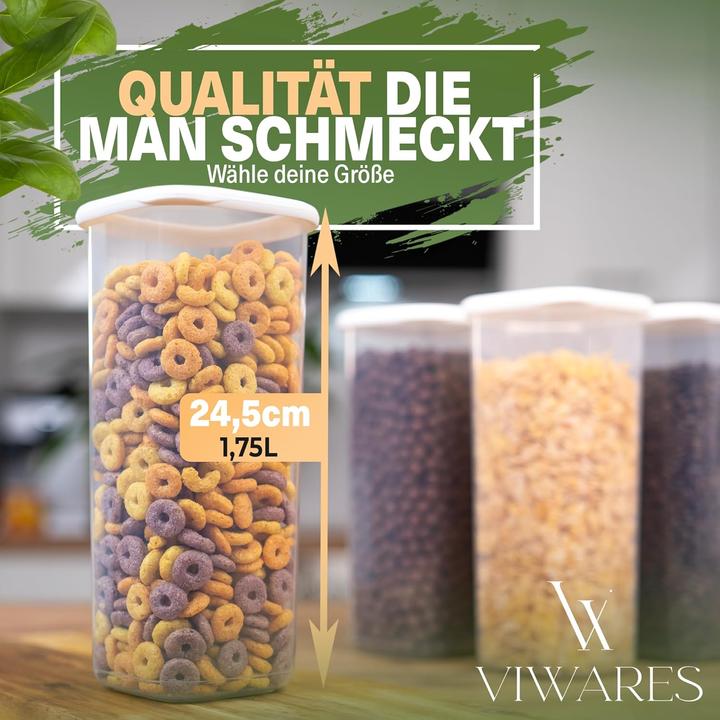 Actual product image Viwares 12er Set Vorratsdosen (21 l)