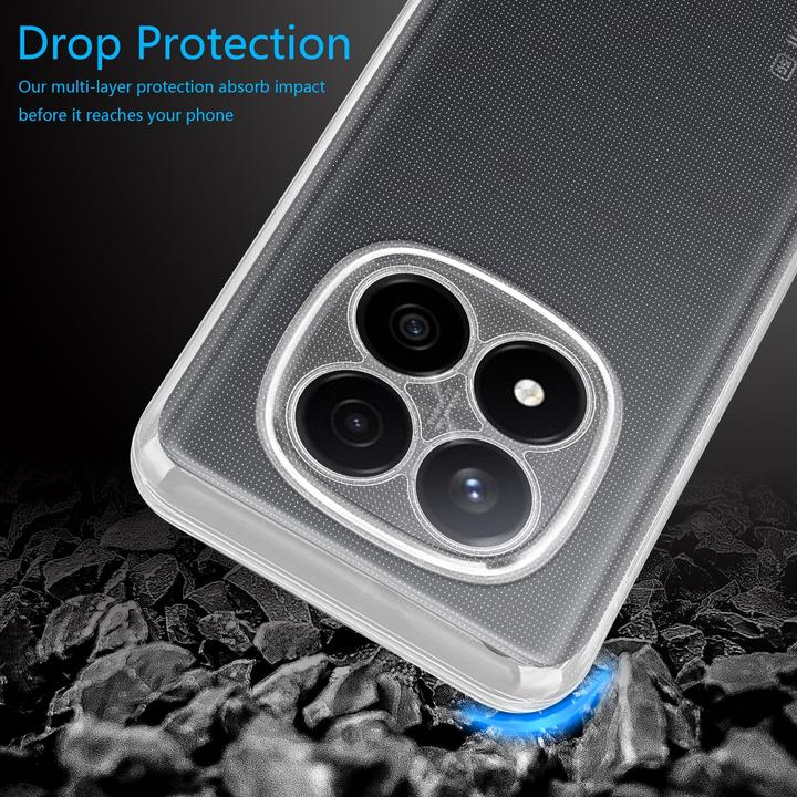 Immagine prodotto Cadorabo Custodia per Xiaomi RedMI Note 14 Pro 5G / Poco X7 TPU Ultra Slim AIR (Xiaomi Redmi Note 14 Pro 5G, Xiaomi Poco X7 Pro)