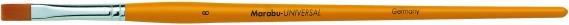 Actual product image Marabu Synthetic hair brush universal, flat (8 mm)
