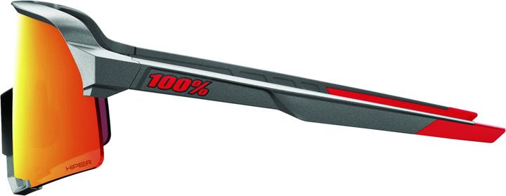 Image du produit 100% Brille S3 (Mat Gunmetal, Rouge)