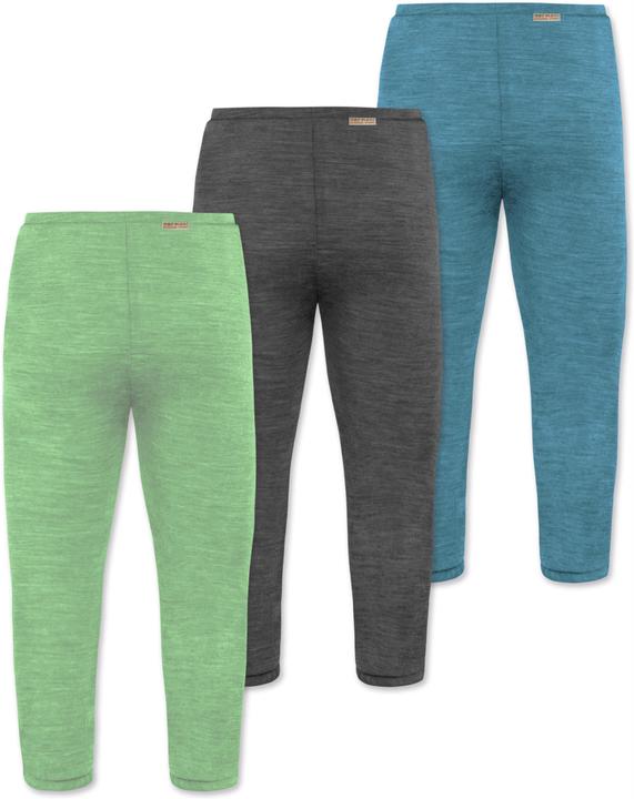 Produktbild Normani 3er Pack Baby Merino Unterhose mit Füssen - 9543 (68)
