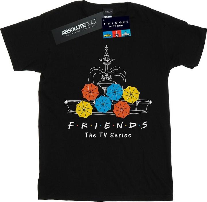 Immagine prodotto Friends Fountain And Umbrellas Maglietta Ampia Donna (M)
