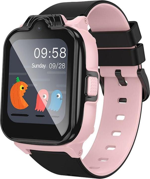 Hoco Headphone with microphone smartwatch for kids with call function 4G Y104 pink (4G)