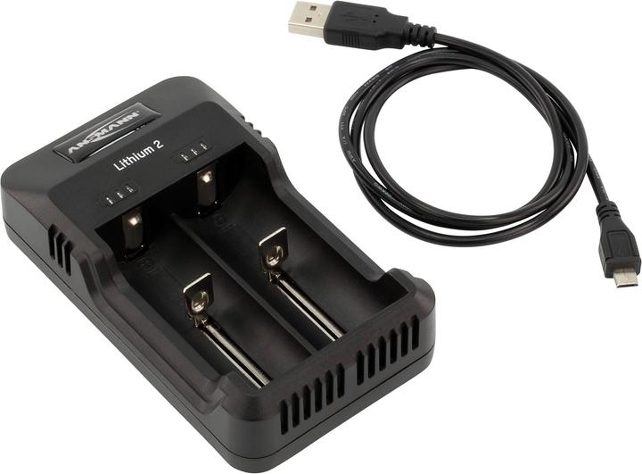 Actual product image Ansmann lithium 2 (1 pcs., 14500, 16340, 17670, 18500, 18650, 22650, 26650, AAA, AA, Chargers without battery)