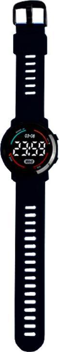 Actual product image Cbx M6 Sport LED digital watch with silicone strap 12-hour display black (40 mm)
