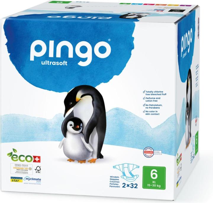 Actual product image Pingo Eco (Size 6, Pack, 64 Piece)