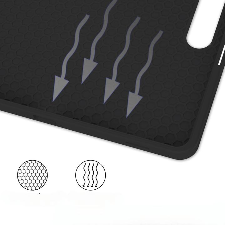 Actual product image Cover-Discount Galaxy Tab S9 / S9 FE - Smart Case silicone green (Galaxy Tab S9)