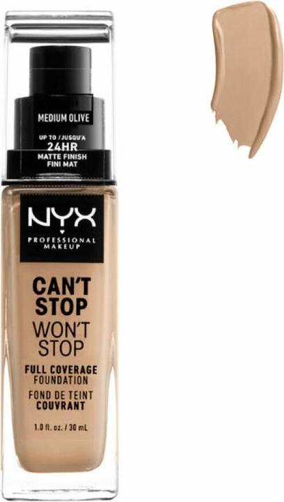 Actual product image NYX Professional Make-Up Can't Stop Won't Stop (9 Medium Olive)