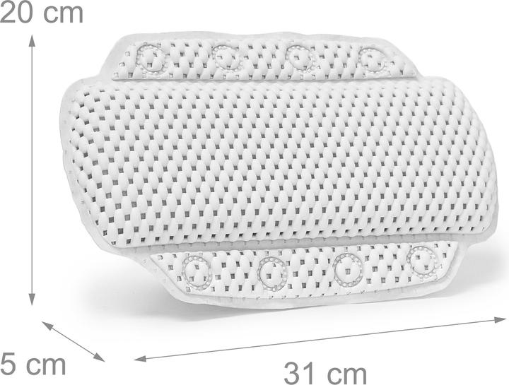 Actual product image Relaxdays Neck cushion Bath tub (30 x 20 cm)