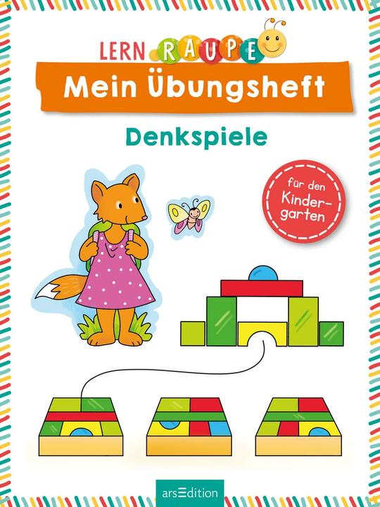 Actual product image Lernraupe - My exercise book - Brain games (German)