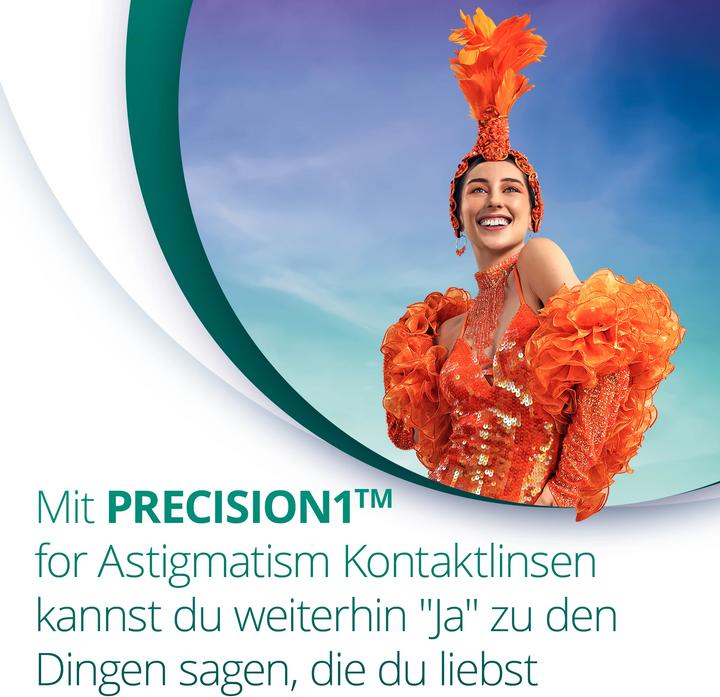 Image du produit Precision1 pour l'astigmatisme - 30 (30 pièce(s), Lentille journalière, Torique)